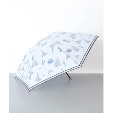 Aquascutum（アクアスキュータム）ロンドンガールプリント雨傘（折りたたみ傘）