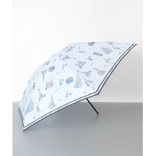 Aquascutum（アクアスキュータム）ロンドンガールプリント雨傘（大寸折りたたみ傘）