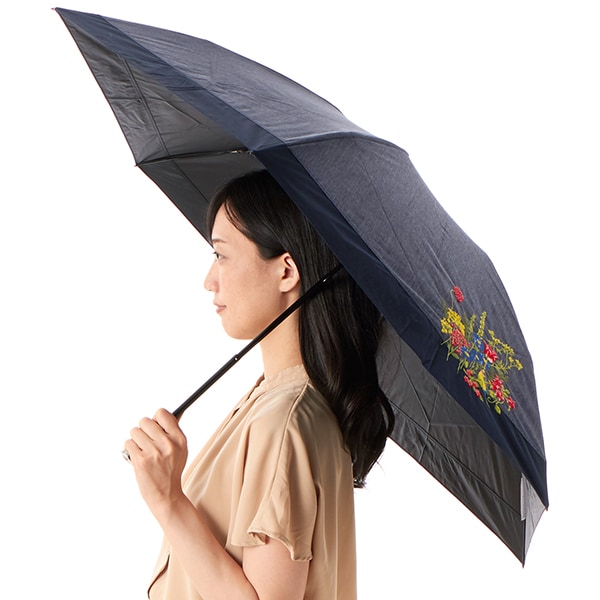 Aquascutum（アクアスキュータム）アクセント刺しゅう晴雨兼用