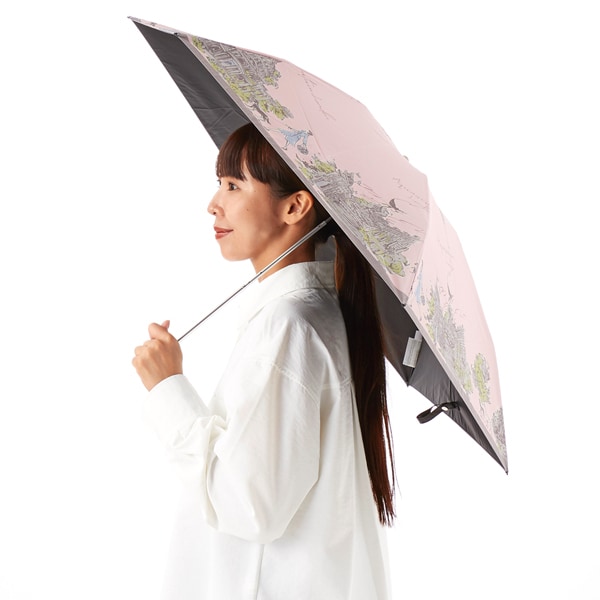 新品アクアスキュータム一級遮光 晴雨兼用 長傘 雨傘 伸縮 軽量 日本製 総