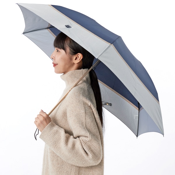 Aquascutum（アクアスキュータム） ロンドンガール柄 雨傘（長傘