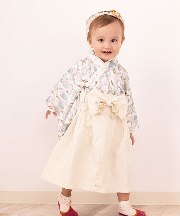 和柄ちりめん 袴ロンパース SweetMommy（スウィートマミー）の「和柄ちりめん 袴ロンパース