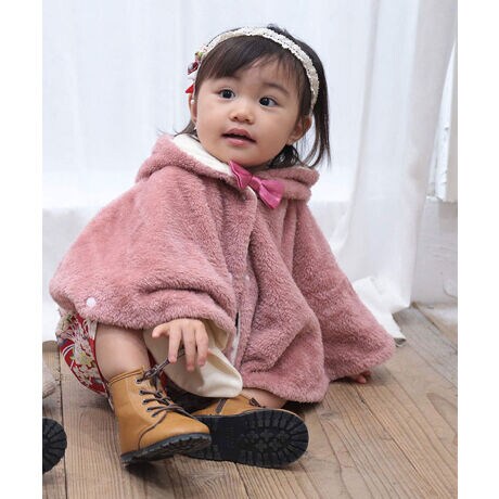 babyDior フード付きガウン しあがっ 6M ピンク
