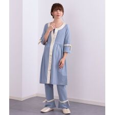 スウィートマミー(SWEET MOMMY)のマタニティ サテンパイピングパジャマ