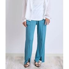 スウィートマミー(SWEET MOMMY)のさらさら センタースリット リブニットパンツ　[マタニティ 産前産後]