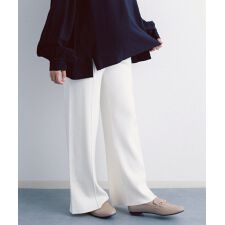 スウィートマミー(SWEET MOMMY)のセンターピンタック ニットワイドパンツ [マタニティ　産前産後]