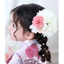 スウィートマミー(SWEET MOMMY)のつまみ細工 ヘアコーム＆タッセルピン＆つまみ細工ピン 3点セット