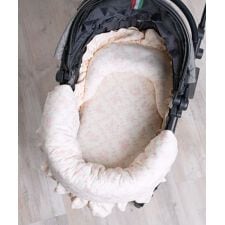 おねこさま・おいぬさま(ONEKOSAMA OINUSAMA)のペットカート クッション 3点セット トワルドジュイ柄