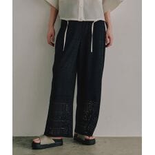 レースイージーワイドパンツ