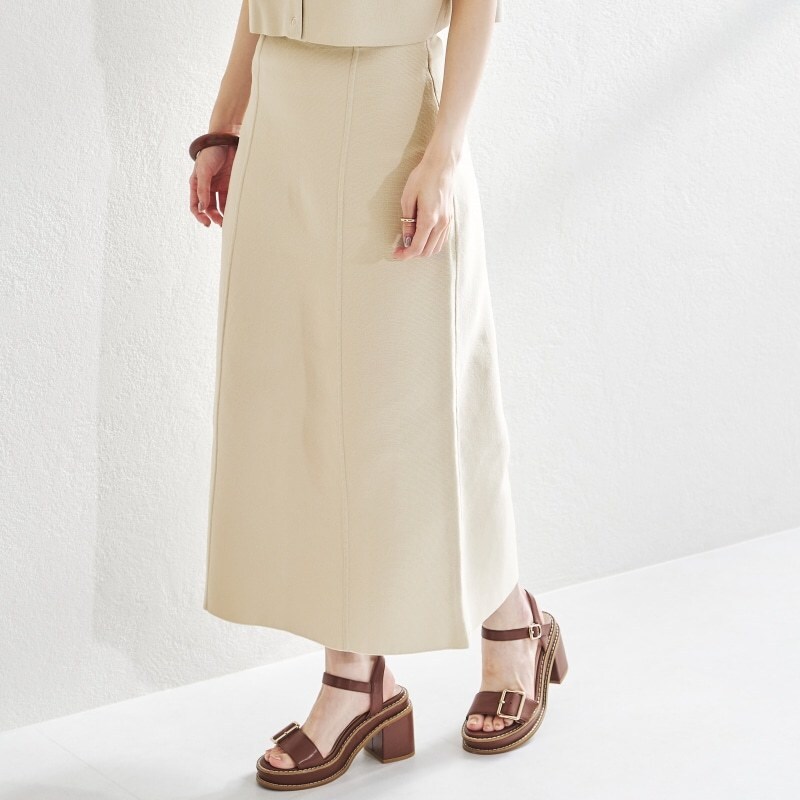 美品 24SS FETICO ハイウエスト タイト ニット スカート 817P▲ 美品 24SS FETICO ハイウエスト タイト ニット スカート 817P△