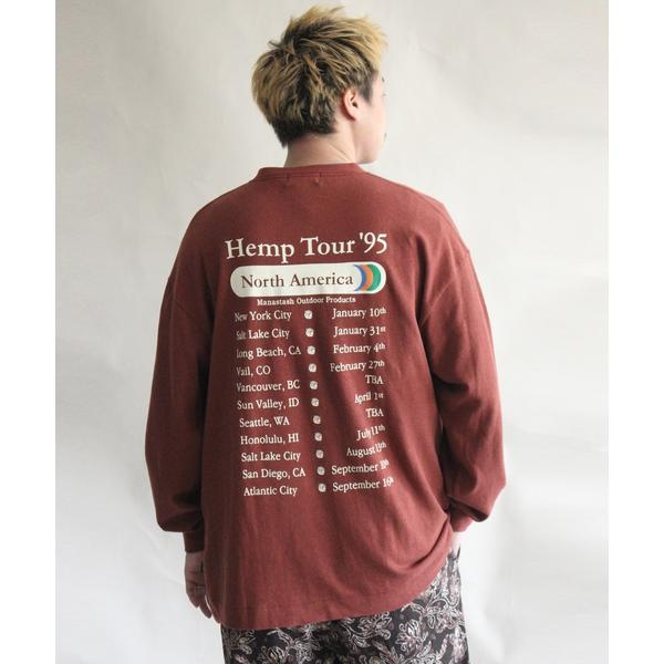 MANASTASH／マナスタッシュ HEMP TOUR L／S TEE ヘンプツアーロング