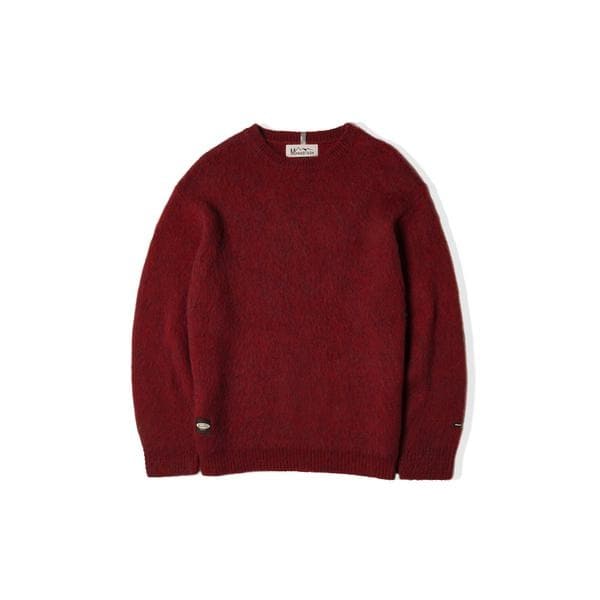 [マナスタッシュ] ABERDEEN SWEATER/アバディーン セーター 792-3240001 メンズ M 415 バーガンディ