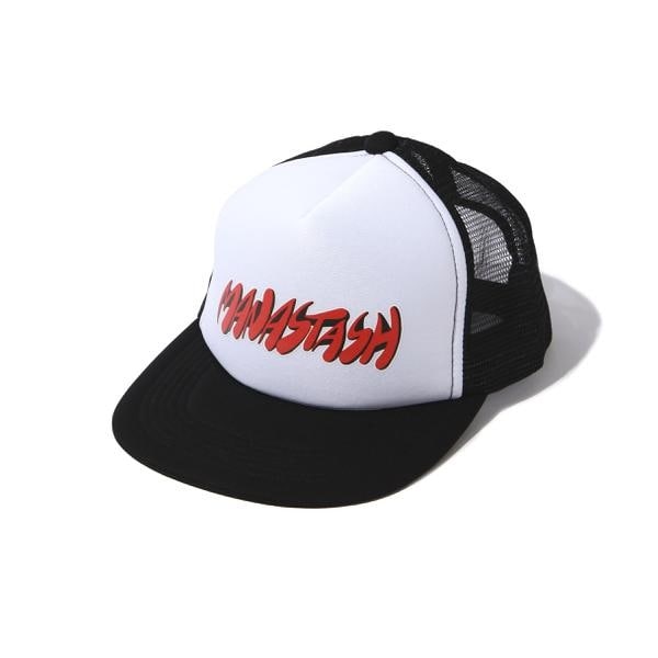 MANASTASH/マナスタッシュ/SWOOSH LOGO MESH TRUCKER/キャップ