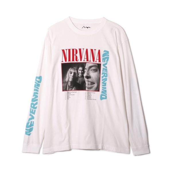 ⭐️未使用品NIRVANA NEVERMIND Ｌ/S TEE USA製☆ NIRVANA／ニルヴァーナ／NEVERMIND L／S TEE／コラボロンT