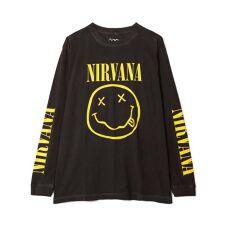NIRVANA／ニルヴァーナ／SMILE L／S TEE／コラボロンT