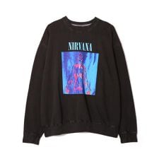 NIRVANA／ニルヴァーナ／SLIVER SWEAT CREW／コラボスウェット