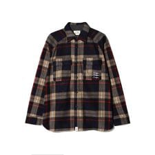 MANASTASH／マナスタッシュ／FLEECE PLAID CPO SHIRT