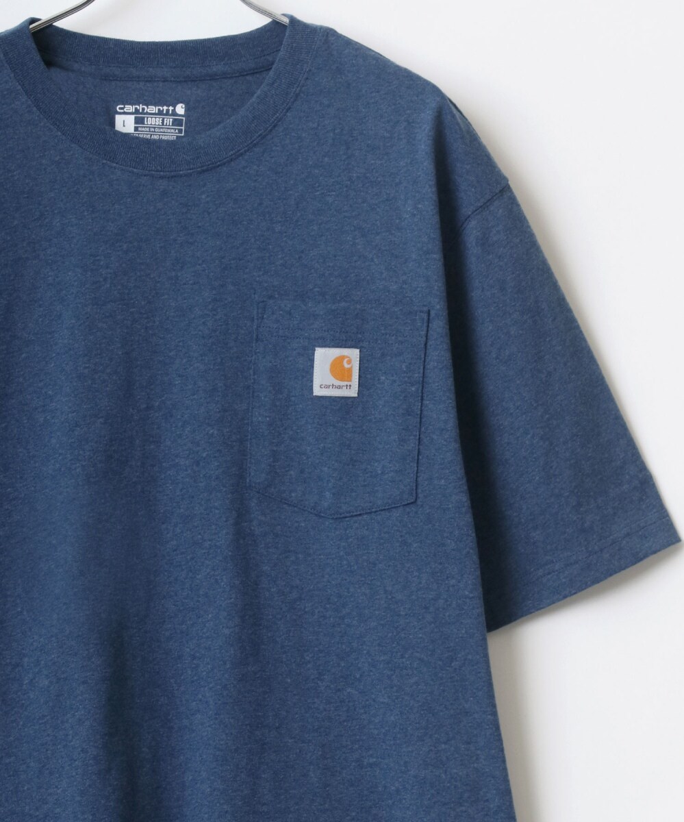 ビッグシルエット ロゴ ピスネーム ワンポイント刺繍 ポケット Tシャツ