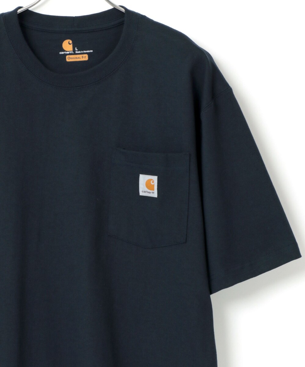 ビッグシルエット ロゴ ピスネーム ワンポイント刺繍 ポケット Tシャツ