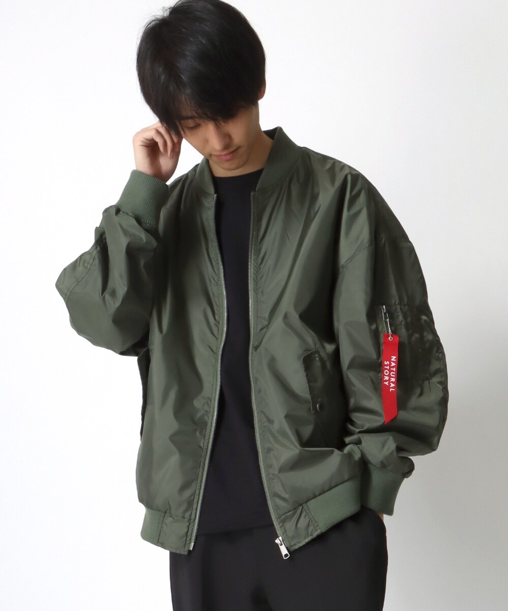 MA-1 FLIGHT JACKET/ビッグシルエット ミリタリー フライトジャケット 