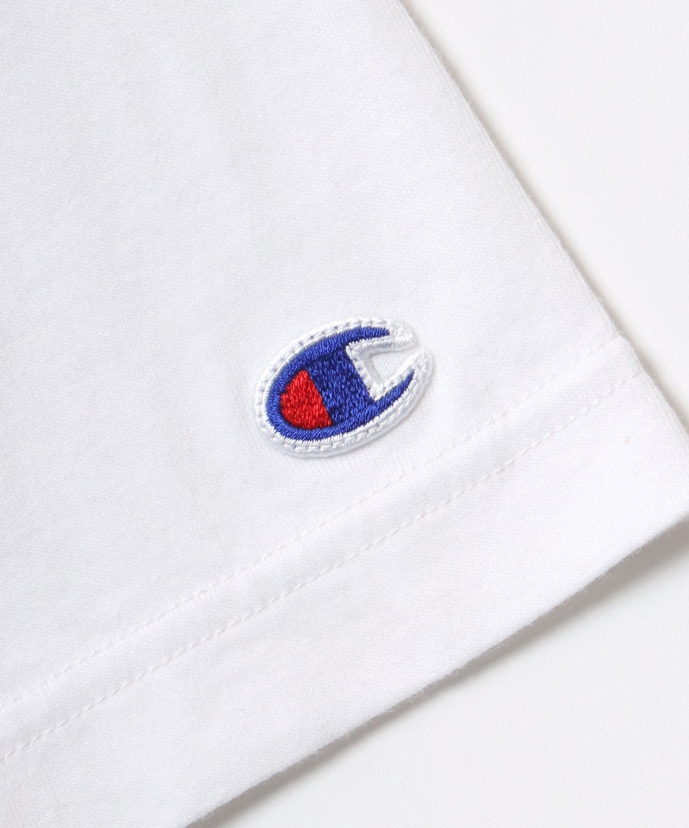 Champion/チャンピオン コットンUSA ロゴワッペン ワンポイント刺繍