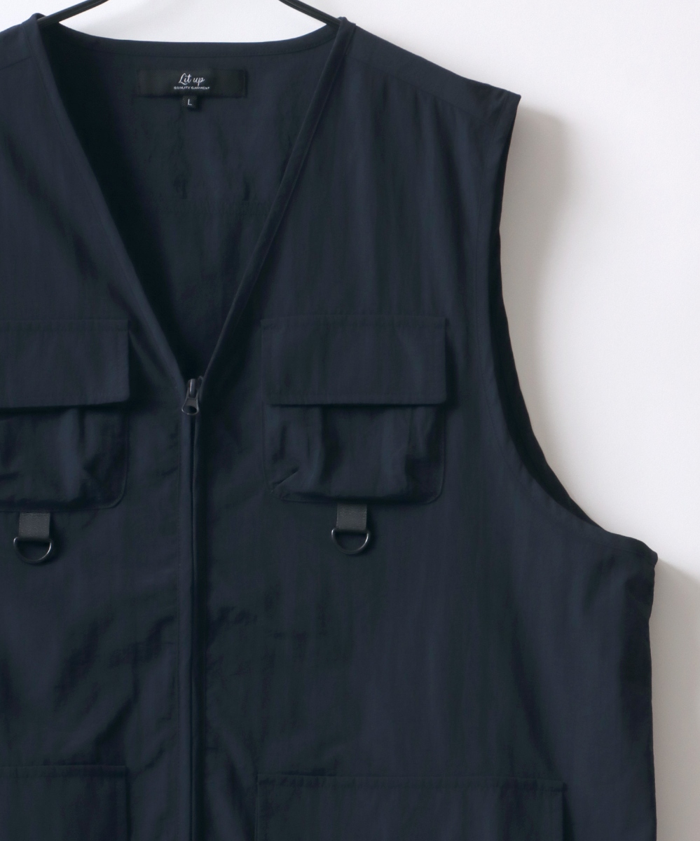 Oversize Nylon Fishing Vest/オーバーサイズ ナイロン フィッシング 