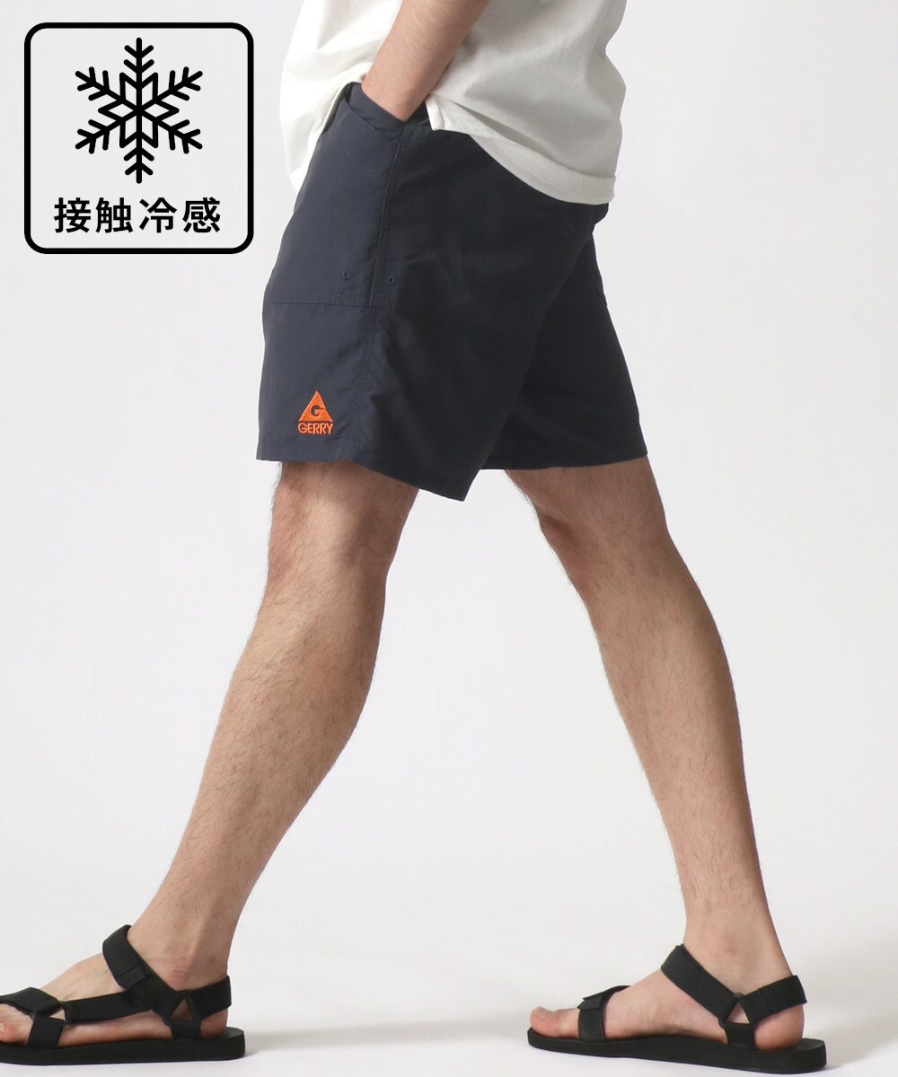 エフロレッセンス　ナイロンショートパンツ　L グログランナイロン 機能 ショートパンツ | Nylon Color Easy