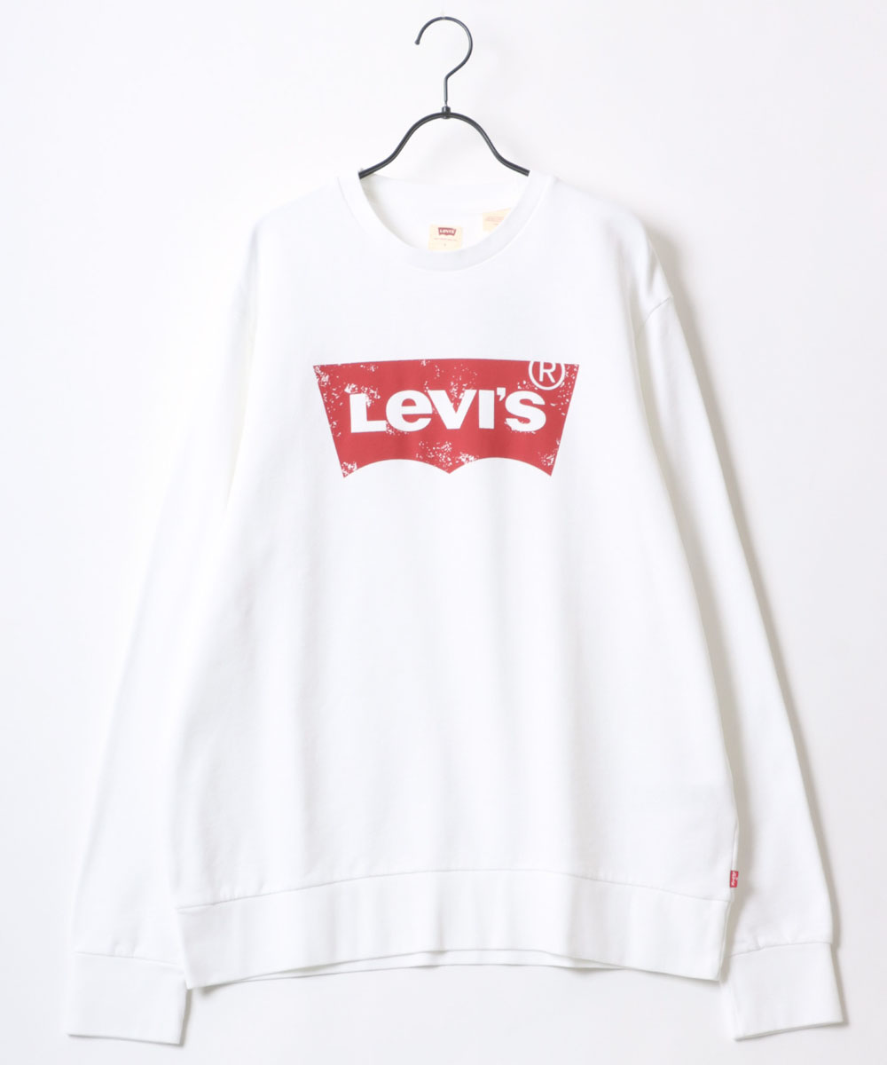 Levi's/リーバイス 裏毛 バットウイング ロゴ プリント スウェット