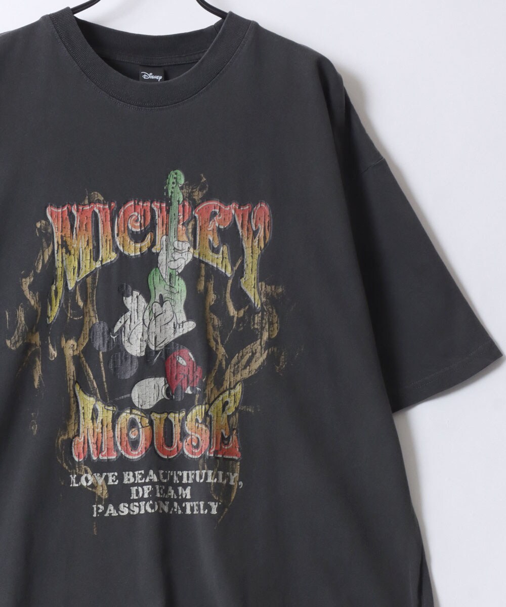 極美品 FRAMeWORK ヴィンテージ ミッキーマウス オーバーサイズ T Disney tシャツ 2025SS Disney/ディズニー ミッキー オーバー