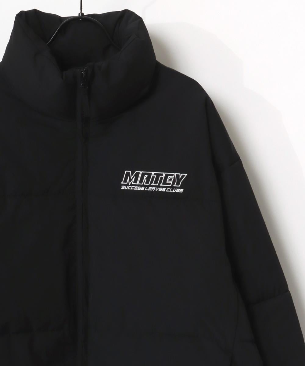 BALL BASIC ブラック レザー 刺繍 カレッジロゴ デザイン スタジャン