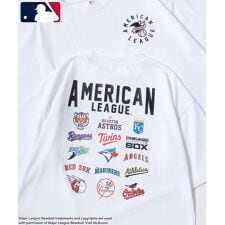 【MLB/メジャーリーグベースボール】 バックプリント 半袖 Tシャツ
