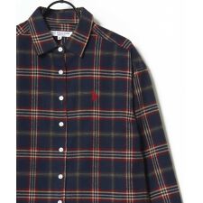 ユーエスポロアッスン(U.S. POLO ASSN.)の【ボリュームのあるネルシャツ】 オーバーサイズ フランネル チェック レギュラーカラーシャツ