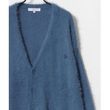 ユーエスポロアッスン(U.S. POLO ASSN.)の【ふんわりシャギーニット】 ロゴ ワンポイント刺繍 カーディガン レディース メンズ