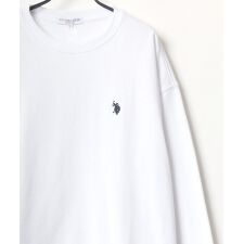 ユーエスポロアッスン(U.S. POLO ASSN.)の【ホースマンのワンポイント刺繍】 裏毛 スウェット トレーナー 長袖 トップス プルオーバー