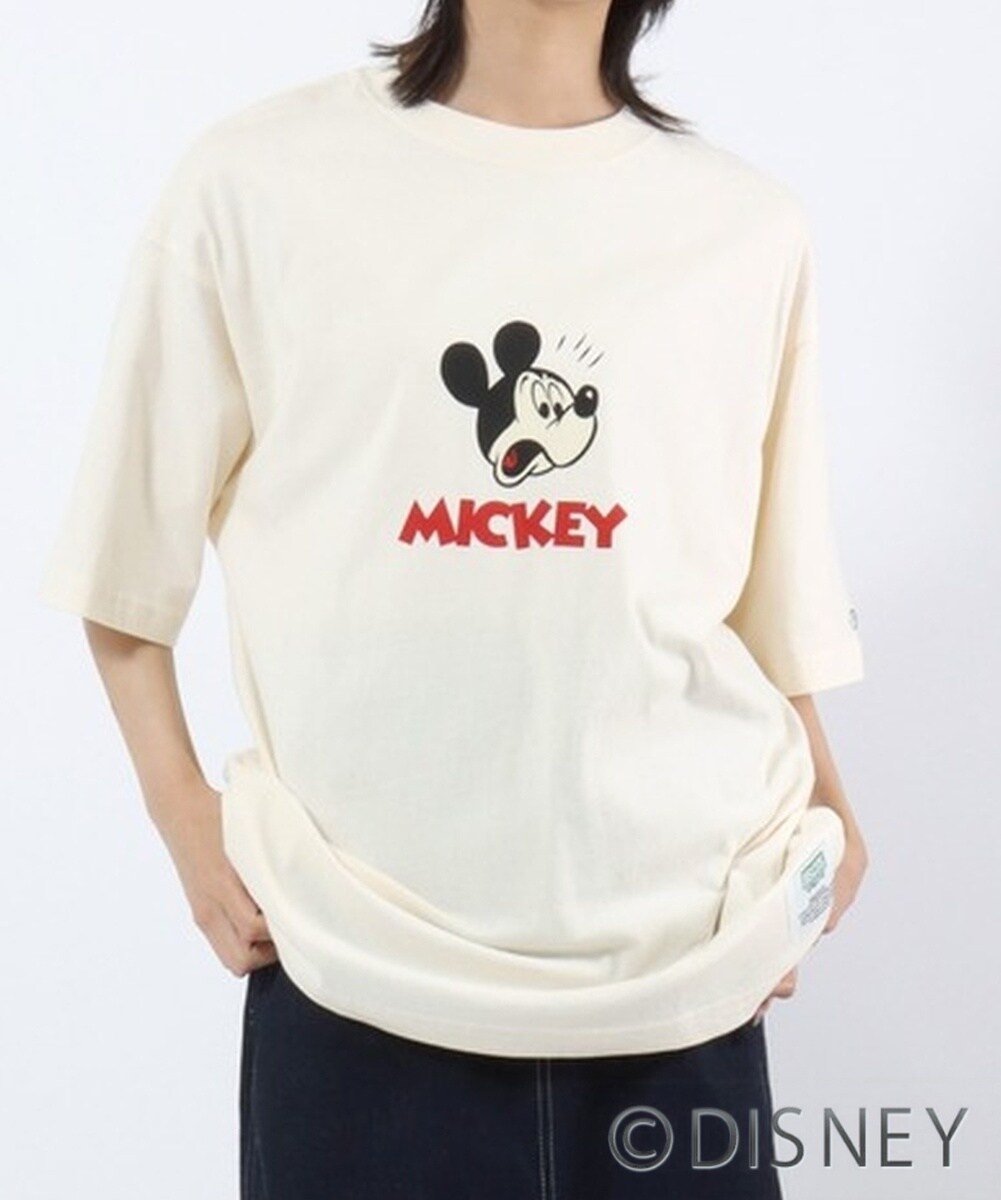ミッキーマウス】 ショート丈＆レギュラー丈 半袖 Tシャツ レディース