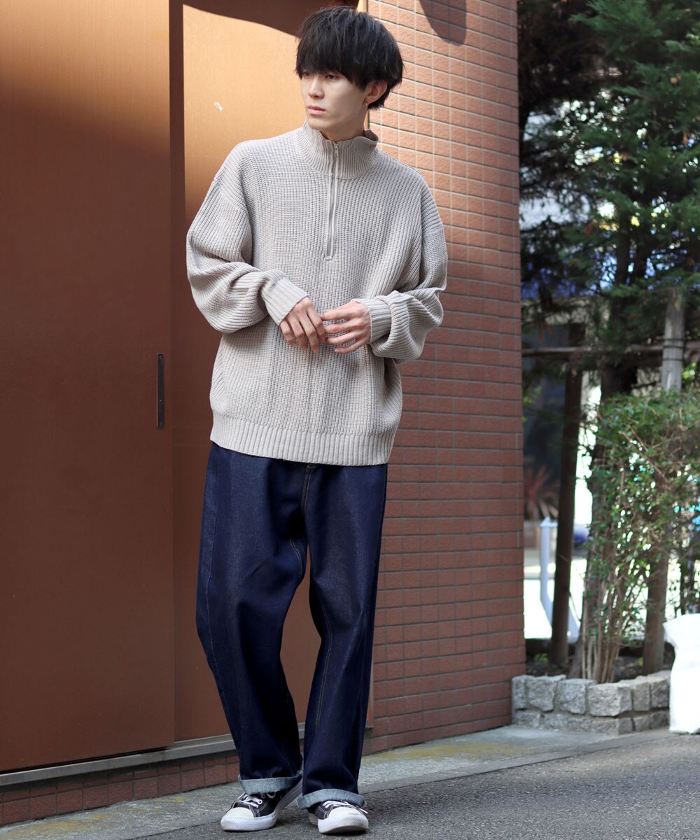 新品▼ニコル　NICOLE　畦編み　リブ編み　ニット　セーター　メリノウール　48　Lサイズ　黒　ブラック　クルーネック　TRES WOOL リブ編み ハイネックニット｜ニット｜ニコル公式通販サイト｜NICOLE