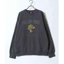【Tom＆Jerry/トムとジェリー】 裏起毛 スウェット トレーナー  キャラクター