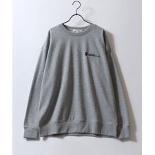 【ホースマンの刺繍入り】 オーバーサイズ ワンポイント刺繍 裏毛 トレーナー スウェット