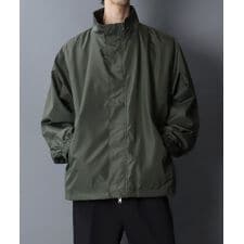 【高密度織の機能素材デュスポ使用】 ダブルジップ ショートモッズコート トラックジャケット