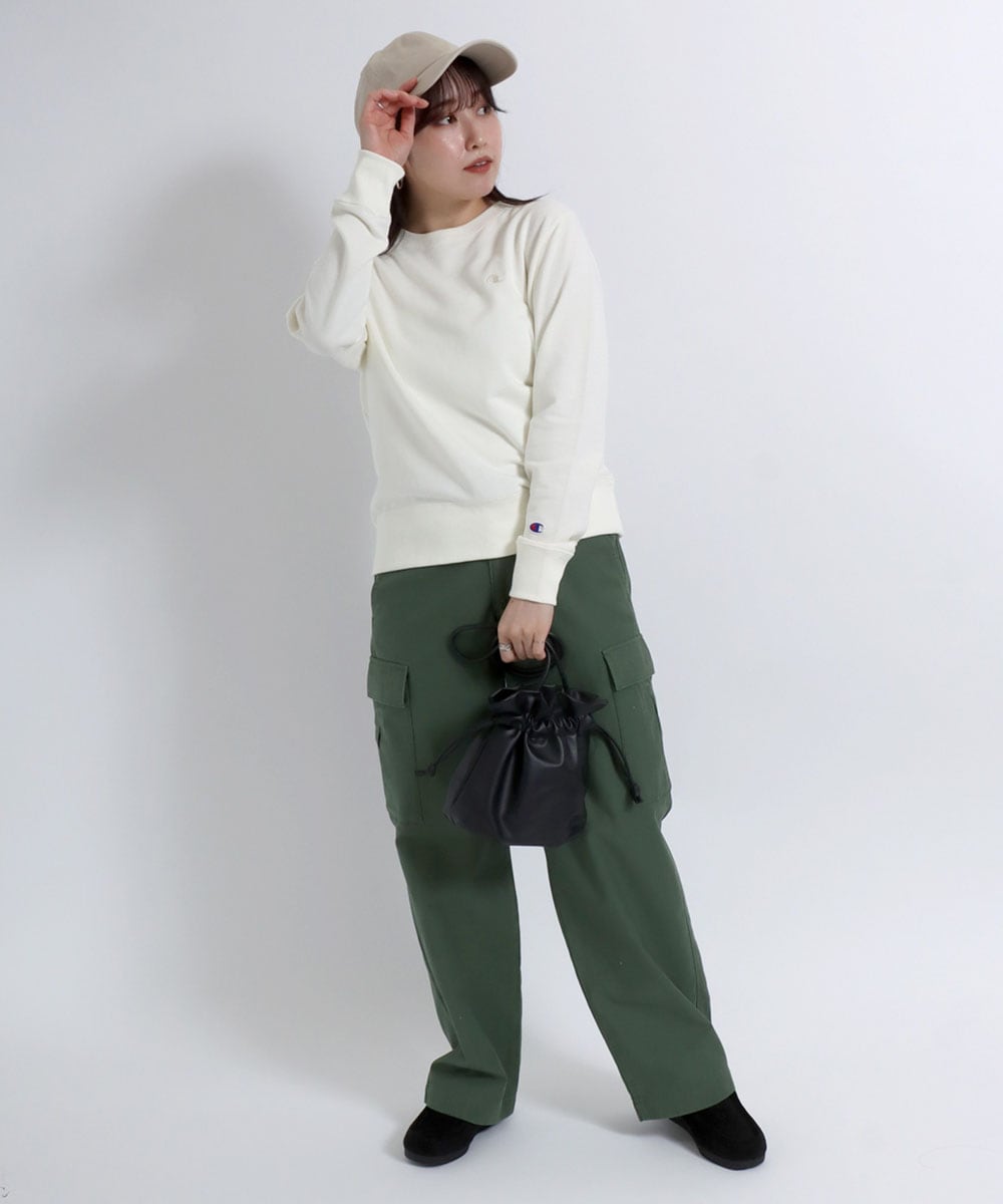 アクションスタイル オーバーサイズ 裏起毛 スウェット トレーナー