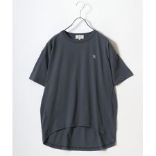 【アンブレラのワンポイント刺繍】コクーンシルエット ルーズ Tシャツ