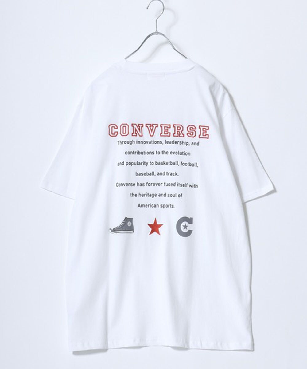 【スニーカーモチーフプリント】 バックプリント ビッグシルエット Tシャツ