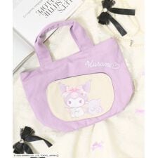 【sanrio（サンリオ）マイメロディ＆クロミ周年モデル】 ダイカットポケットキャンバストートバッグ