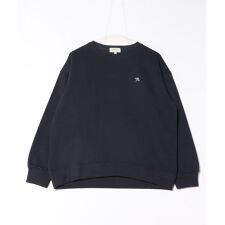 【パラソルのワンポイント刺繍】 裏起毛スウェットトレーナー レディース