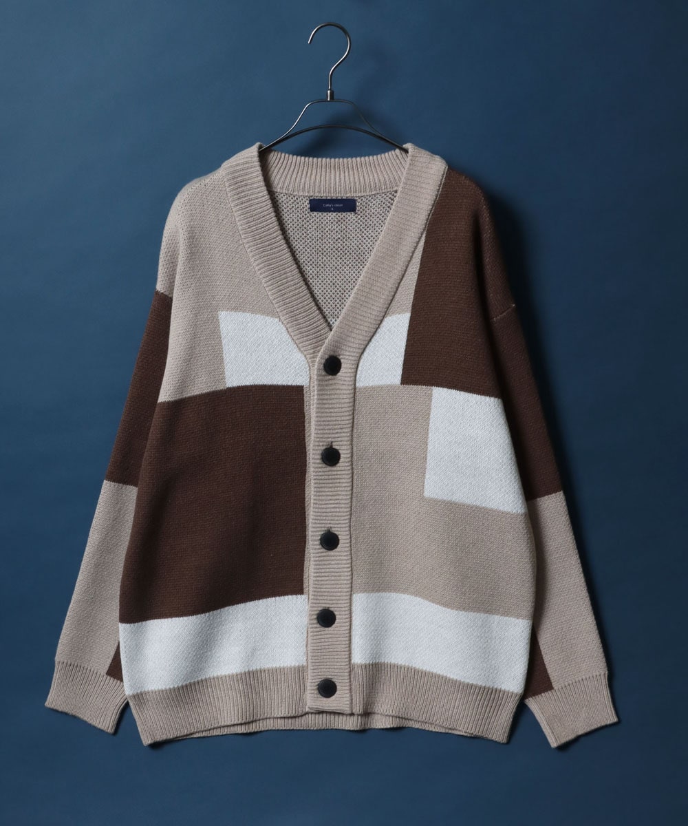 オーバーサイズ ニット カーディガン レディース メンズ