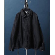 アンパス(ANPAS)の【ダブルジップ】 ワンウォッシュ ドルマンスリーブ デニムジャケット ブルゾン