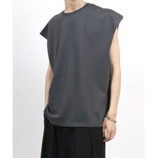 【ドライ素材のタンクトップ】 ドライポンチ ノースリーブシャツ タンクトップ カットソー