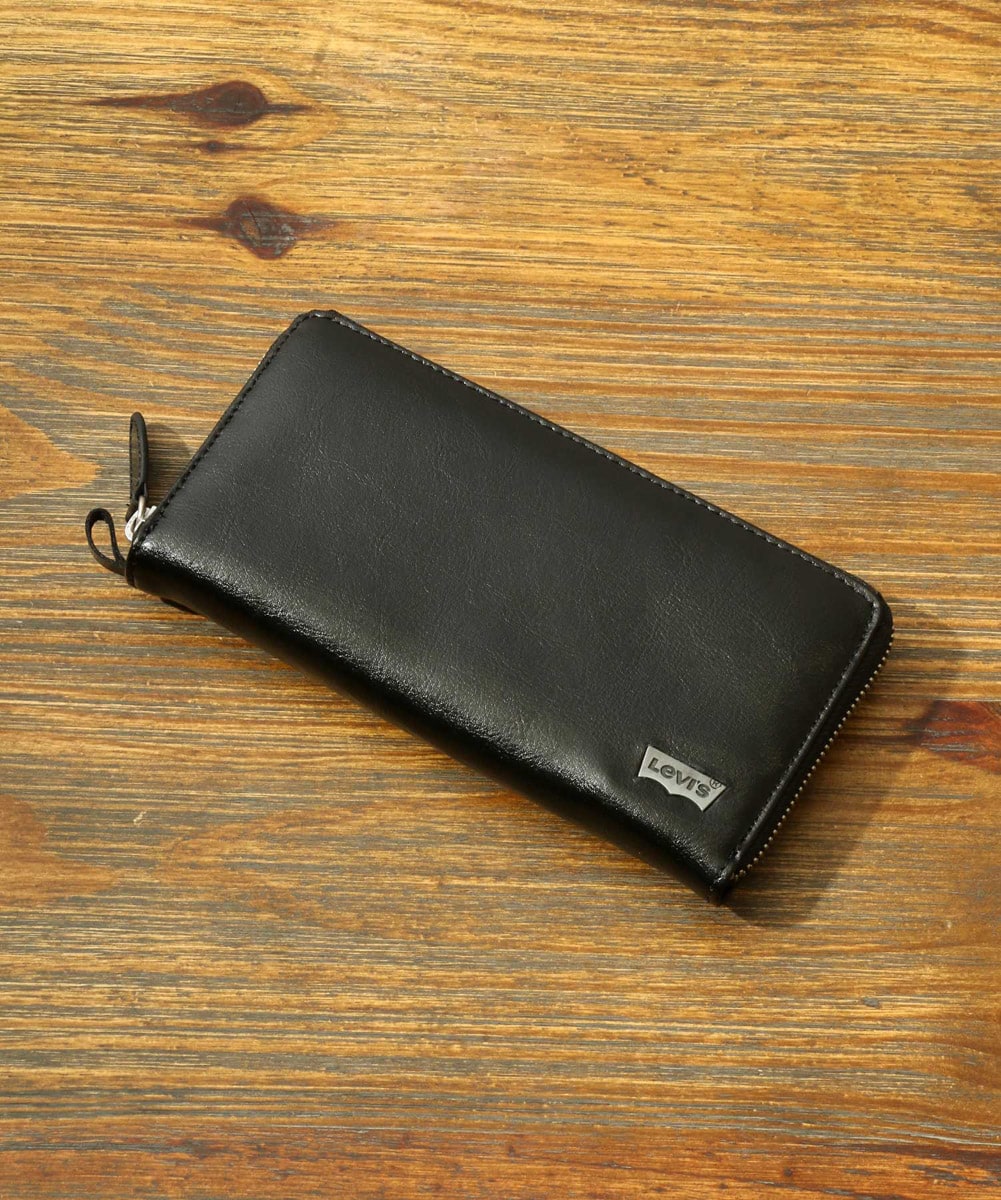 LYN Riva ロングウォレット ロゴ ラウンドジッパー シンプル LYN Riva ロングウォレット ロゴ ラウンドジッパー シンプル