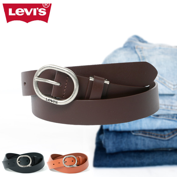 Levi's/オーバルバックル 30mm レザーベルト | リーバイス(Levi's