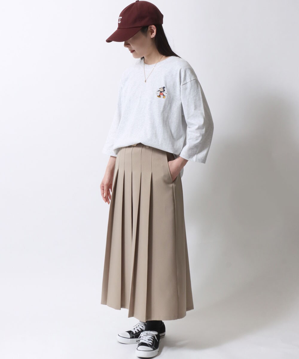 ミッキーマウス バックプリント 7分袖 Tシャツ | ディズニー(Disney